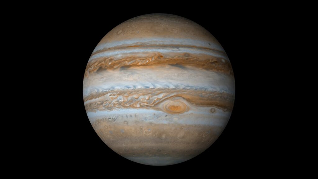 jupiter black background