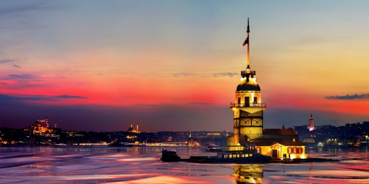 Maiden Tower Reflection