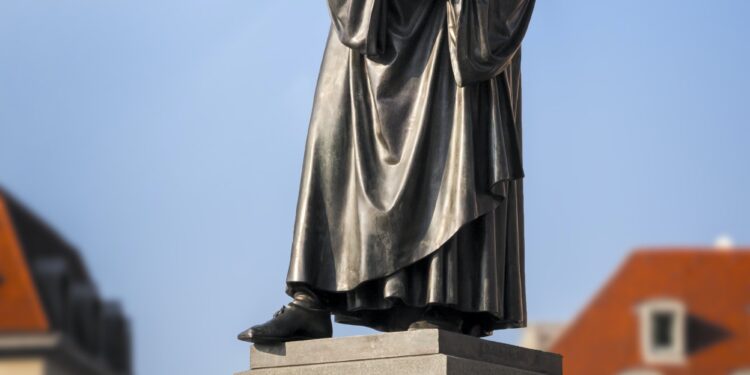 Martin Luther Statue Dresden Germany