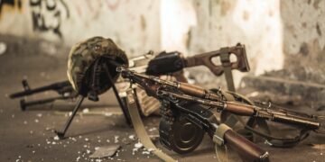 Military automatic guns