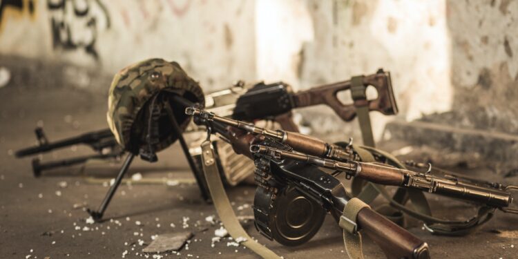 Military automatic guns