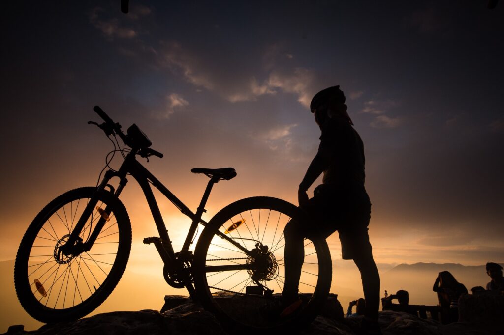 Mountain biking