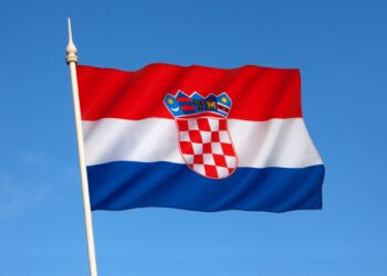 National flag of Croatia.