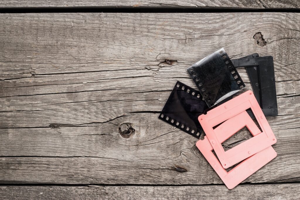 Retro Negative Film And Slides