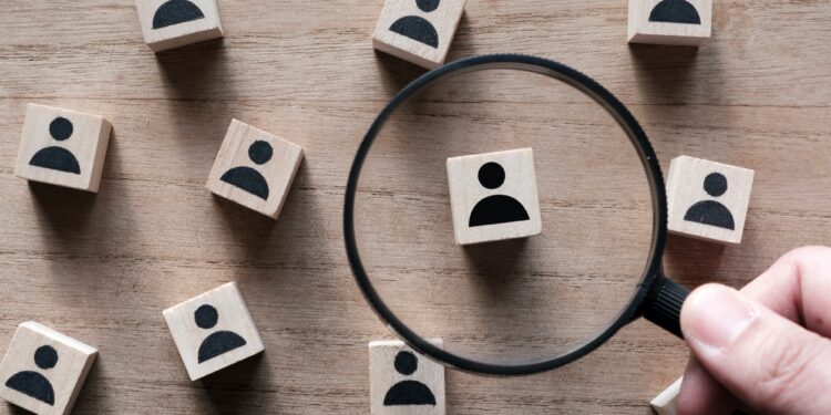 Search for talent or looking for employee