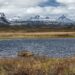 Spring Landscape of Kamchatka Peninsula: Panoramic view of Mountain Lake