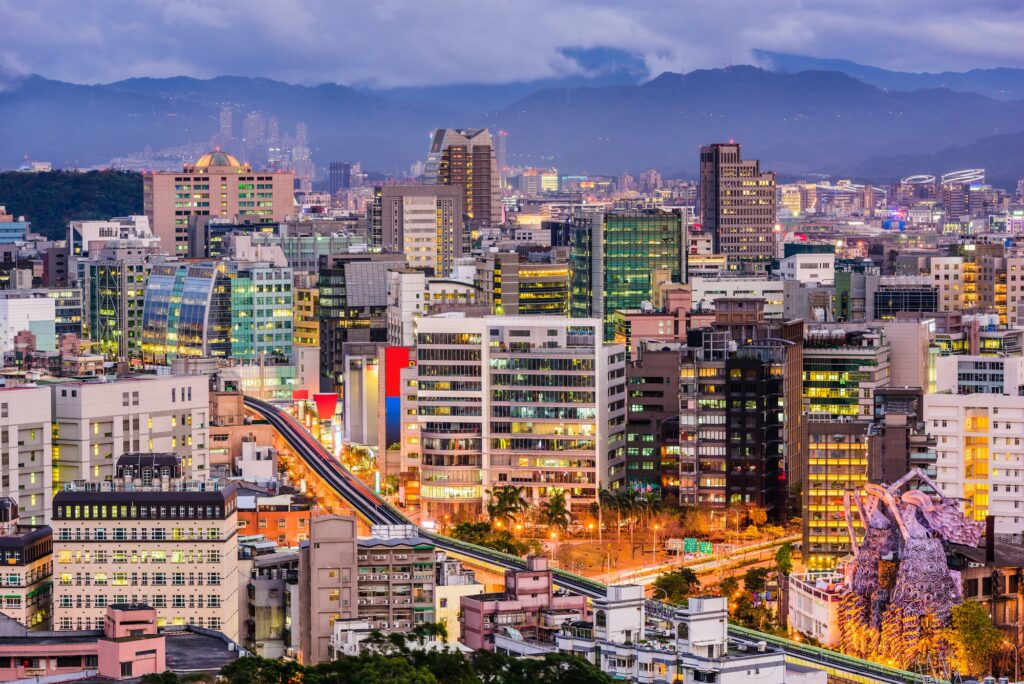 Tapei Taiwan Cityscape