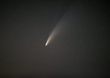 The comet Neowise officially known as C2020 F3