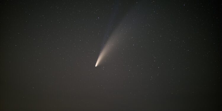 The comet Neowise officially known as C2020 F3