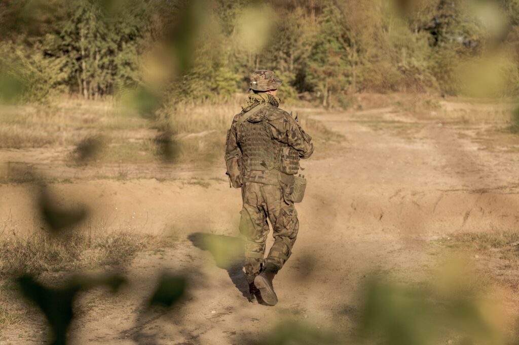 Training ground for army
