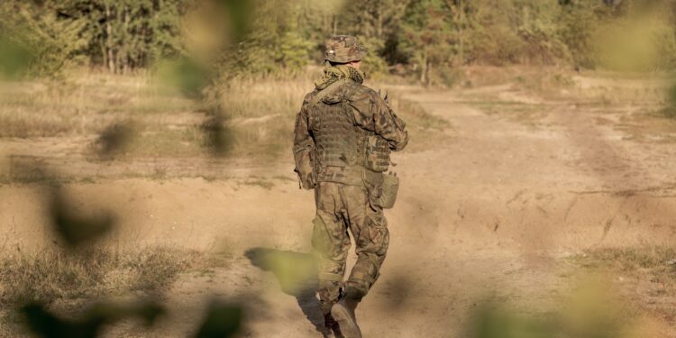 Training ground for army