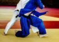 two men wrestlers judoka