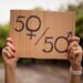 Woman Holding Hands Gender Equality Sign