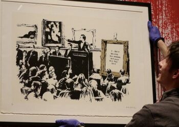 Egy vagyonért adták el Banksy művét miután elégették.